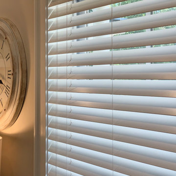 Custom Interior Shutters, Shades, & Wood Blinds Outfit this Atlanta new build!