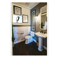 Tri-fold wall mirror and canvas - Bathroom Mirrors