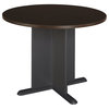 Bush Business Furniture Series A-C 42 Inch Round Conference Table in Cherry
