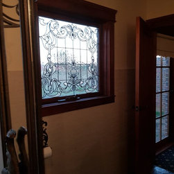 Leadlight Bathroom Window - Windows