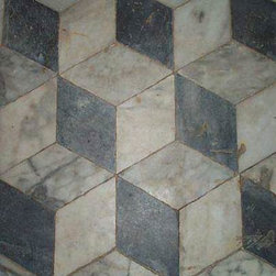 Bathroom stone floor tiles (Mediterranean Style) - Tile