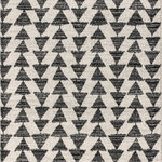JONATHAN Y - Aisha Moroccan Triangle Geometric Area Rug, Cream/Black, 5 X 8 - Inspired by vintage Moroccan tribal rugs, our modern version is power-loomed with a short pile. Rows of triangle symbols are woven in black on a field of ivory; the mingled threads recall traditional handwoven rugs. Add some Bohemian style to your home with this easy-care rug.