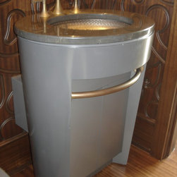 Contemporary grey vanity - Bathroom Vanities And Sink Consoles