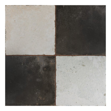 Kings 17.63" x 17.63" Ceramic Floor and Wall Tile, Damero