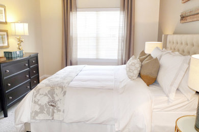 Inspiration for a transitional bedroom remodel