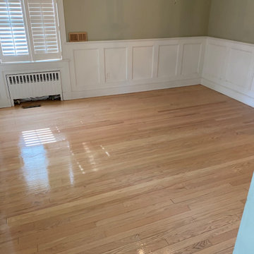 Floors refinished, all trim painted white , stairs & Flush Vents