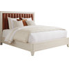 Cambria Upholstered Bed Winter White, California King