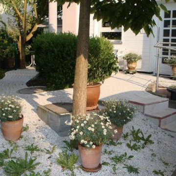 Vorgarten Kiesgestaltung