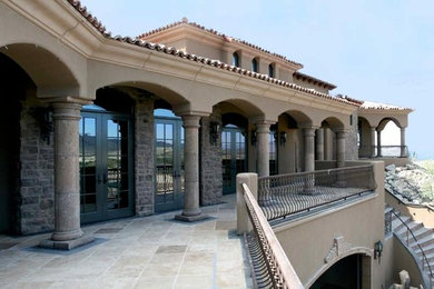 Tuscan exterior home photo in Phoenix