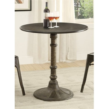 Bowery Hill Round Dining Table in Bronze