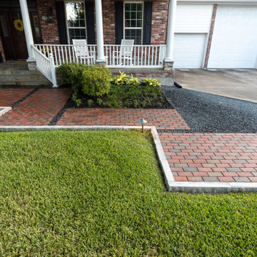A New Orleans Inspired Landscape and Fountain- Tanglewood, Houston, TX