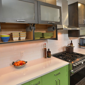 Retro Modern Kitchen Design - Vail Colorado