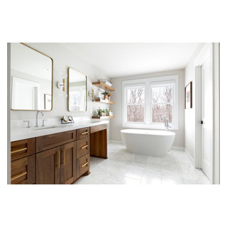 Modern Minnetonka Two-Story - Transitional - Bathroom - Minneapolis ...