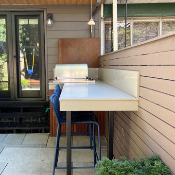 Shady Garden Deck and Pergola Renovation