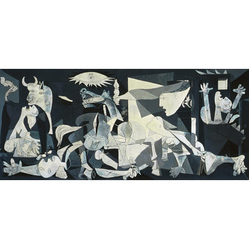 Guernica by Pablo Picasso 1937, Print on Canvas, 28'' x 15''