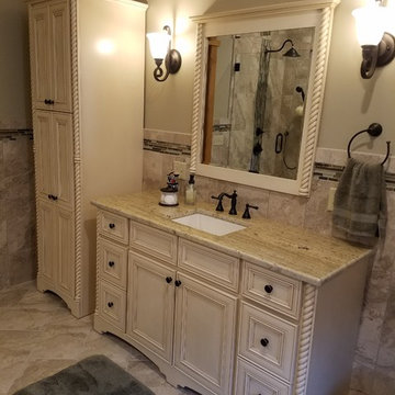 Bertch Vanity, Linen Cabinet and Mirror - Donovan Series