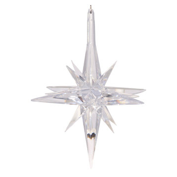 Crystal Star Flake Tree Decoration