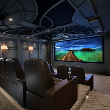Fully Engineered In Home Screening Room