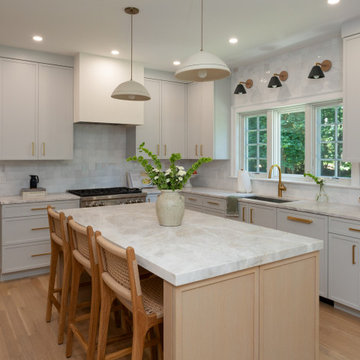 Streamlined Kitchen in Rye, NY