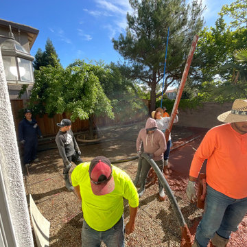 concrete driveway & walkway .D