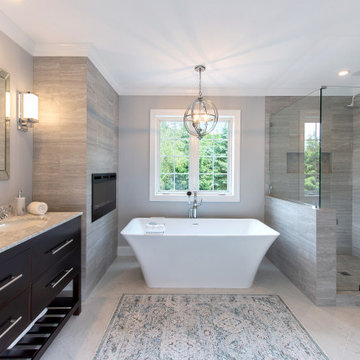 Transitional Master Bathroom Renovation
