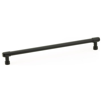 Emtek 86691 Jasper 10 Inch Center to Center Bar Cabinet Pull - Flat Black