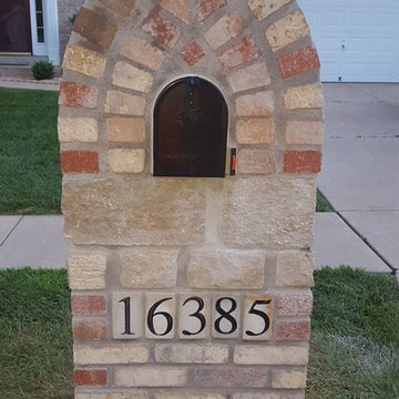 Stone and Brick Mailbox in Florissant, Mo
