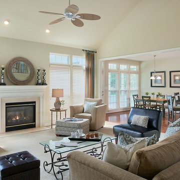 A production built home gets a make over with many custom touches