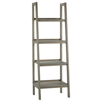 Sawhorse Ladder Shelf