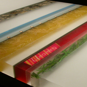 Custom Resin 'Barcode' Bartop-Detail