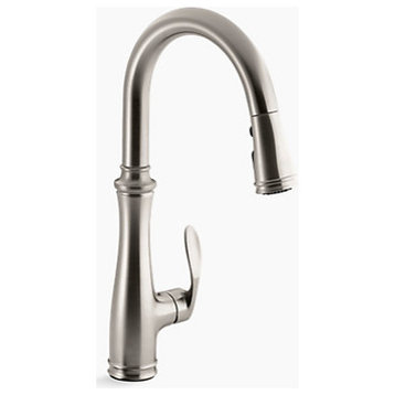 Bellera Single or 3-Hole Sink Faucet With Pull-Down Spout, Vibrant Stainless