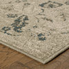 Hamlet Updated Traditional Beige and Gray Area Rug, 7'10"x10'10"