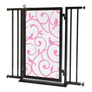 pink baby gate