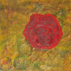 Under the Rose - Mixed Media Art