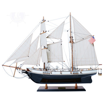 Harvey Painted Museum-quality Fully Assembled Wooden Model Ship