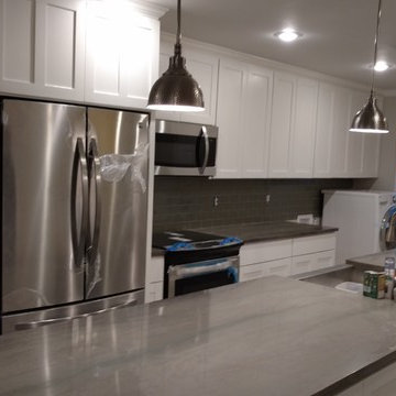 cabinets and stain work
