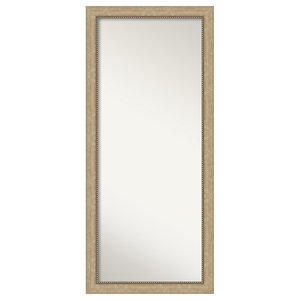 Brandtworks 32 X66 Contemporary Champagne Full Length Mirror Contemporary Floor Mirrors By Brandtworks Houzz