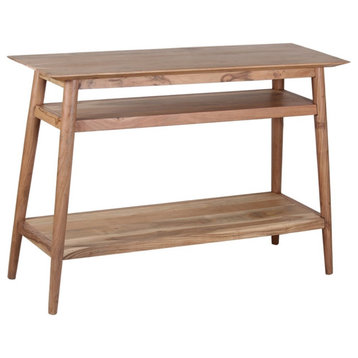 Porter Designs Portola Solid Acacia Wood Console Table - Natural