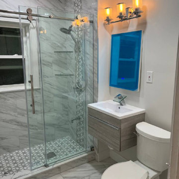 Custom Walk-In Shower Installation: Bathroom Revamp in Dorchester, MA