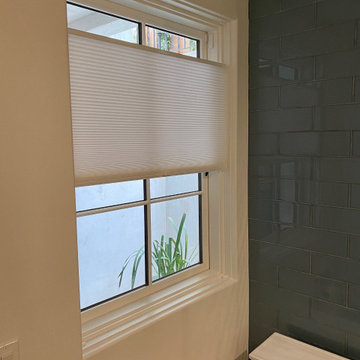 Customer Photos of Installed Pleated Blinds and Honeycomb Shades