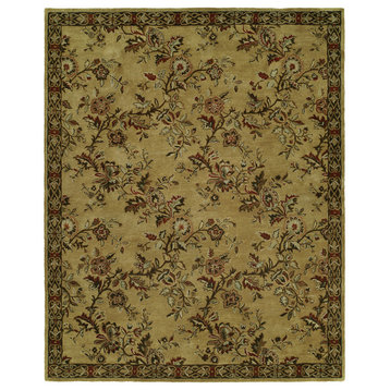 Newport Mansions Hand-Tufted Rug, Gold, 2'x3'