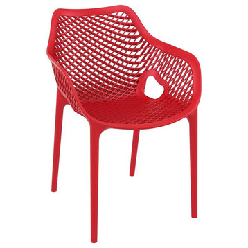 Compamia Air Dining Armchair, Set of 2, Red