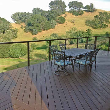 Vacaville, CA: Black Aluminum Railing System