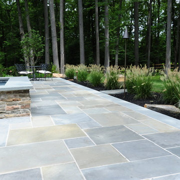 Natural Bluestone Rectangular Pool