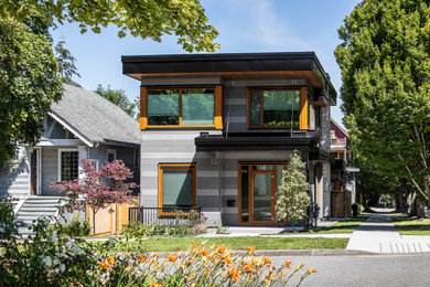 Trendy exterior home photo in Vancouver
