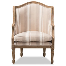 French Country Armchairs And Accent Chairs by Baxton Studio