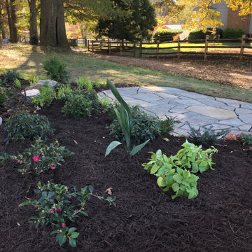 Pet memorial garden and patio