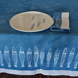 Panarea chic coastal style dinner plate - Dinner Plates