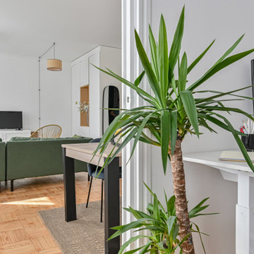 Nouvelle vie pour un appartement des années 60 sous le signe de la détente
