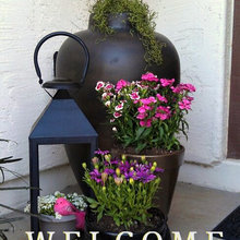Outside front door
